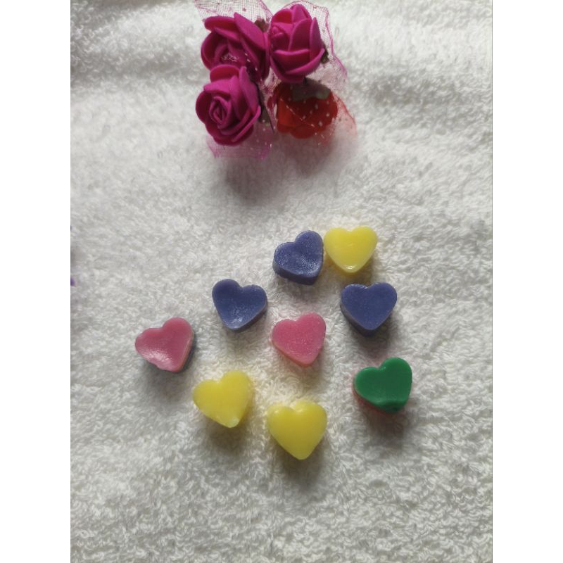 lembrancinha sabonete artesanal mini coração