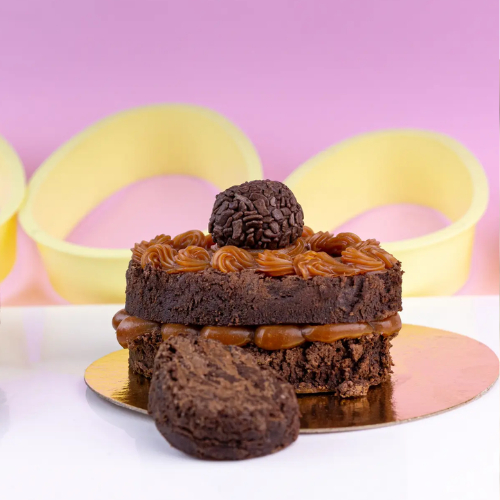 KIT CORTADOR DE BROWNIE FORMATO OVO PASCOA 4 TAMANHOS PASCOA BLUESTAR (CHOCO) · foto 2