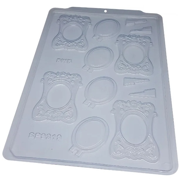 Forma de Acetato Porta Retrato Médio Cód. SP9319 BWB em Oferta na Shopee