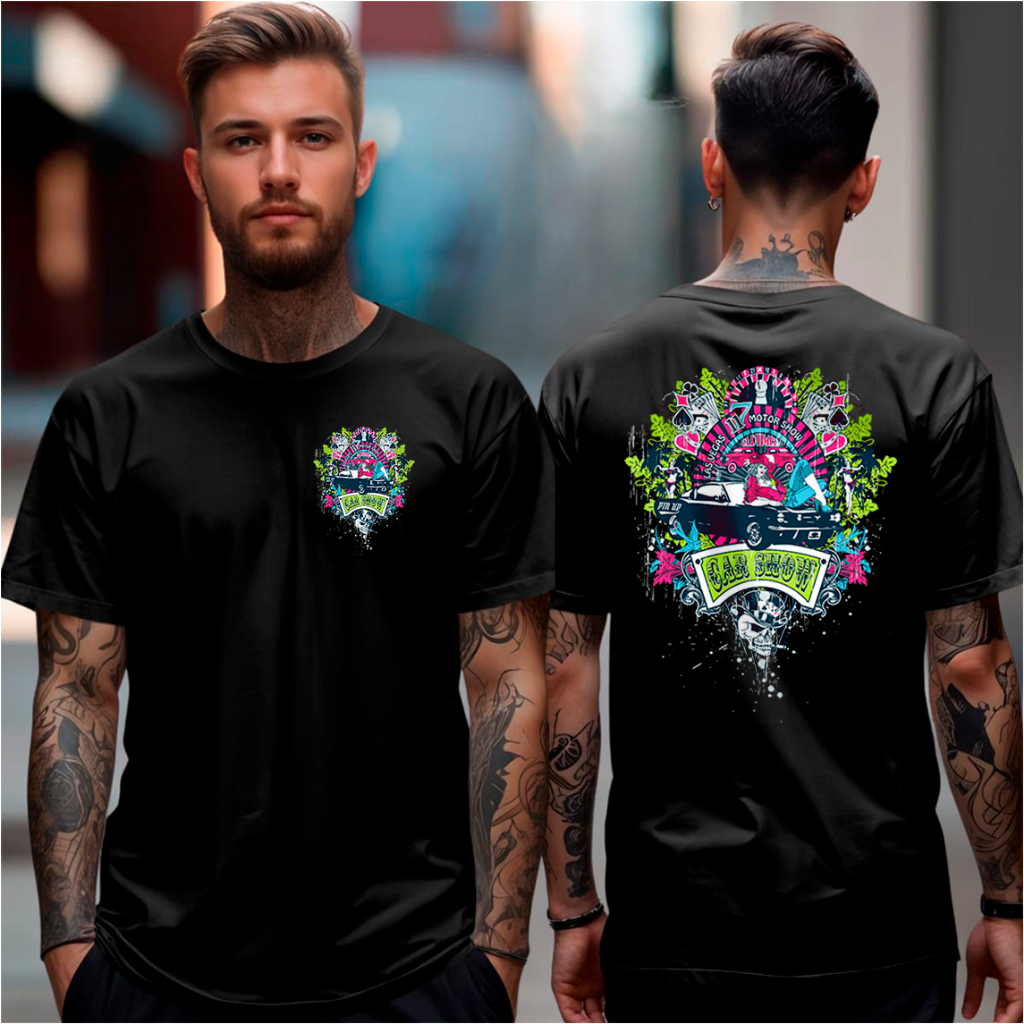 Camiseta Camisa Las Vegas Motor Show Poker Cassino
