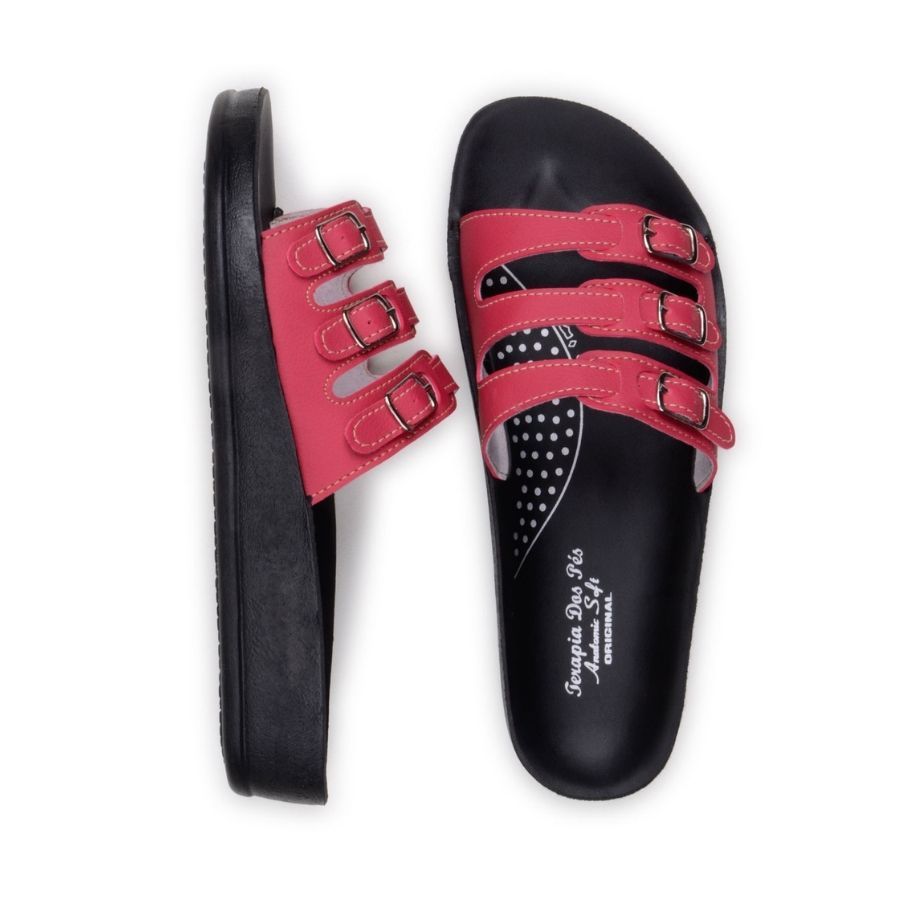 Chinela Anatomica Sandalia Feminina Para Esporão Gravidas Conforto Dores no Pé Inchaco Fascite Slide em Oferta na Shopee
