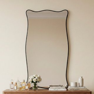 Espelho Orgânico De Parede Grande 44x64cm Modelo Paris em Oferta na Shopee