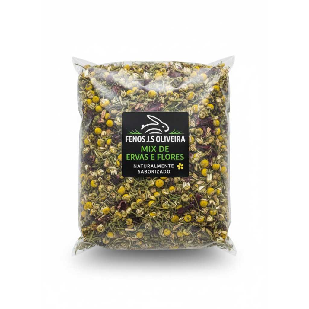 Mix de Ervas Premium para Feno • Camomila, Hibisco, Erva Doce, Hortelã e Folhas de Amora em Oferta na Shopee