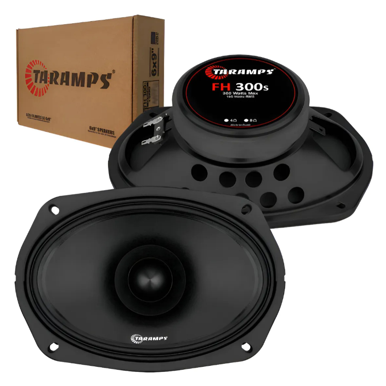 Par Alto Falante 6x9 Polegadas Taramps Fh300s 150w 7driver Preto em Oferta na Shopee