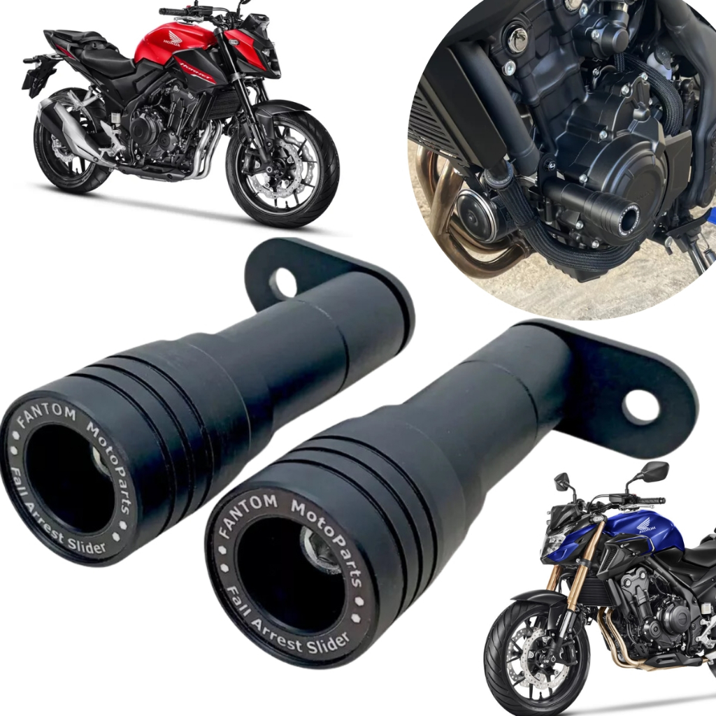 Slider Protetor CB 500f / Hornet 500 Carenagem Motor proteção honda CB500 f 2016 em diante