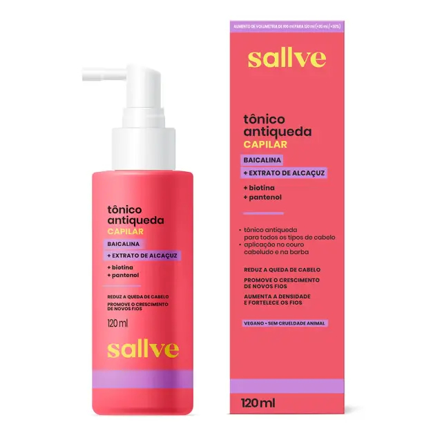 Tônico Capilar Sallve Antiqueda 120ml