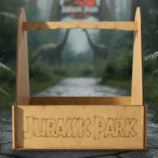 Kit com 5 unidades de Caixa de ferramentas · Tema Dinossauro · Lembrancinha