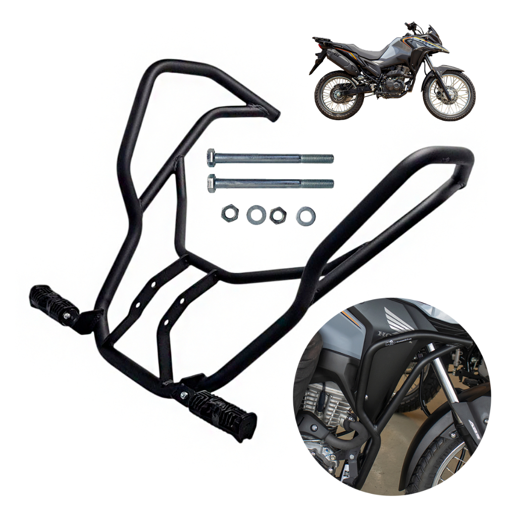 Protetor Motor E Carenagem Nova Xre 190 2025 2026 Com Pedaleira