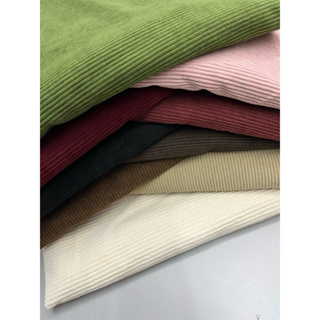 Tecido Veludo Cotelê Largura 1,4m - Ester Spandex - 98% Polyester 2% Elastano em Oferta na Shopee