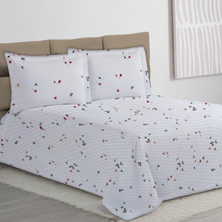 Colcha Cobre Leito Solteiro 2 Pçs Piquet Favinho Todos os Tamanhos Casal Queen em Oferta na Shopee