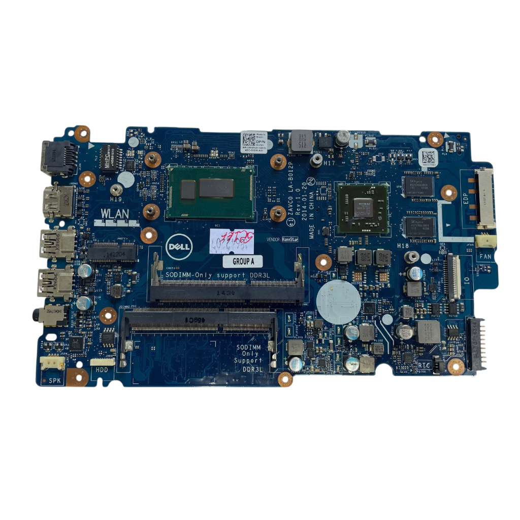 Placa Mãe Notebook Dell Inspiron 5547 Zavco La-b012p I5 4210u C/vga Defeito