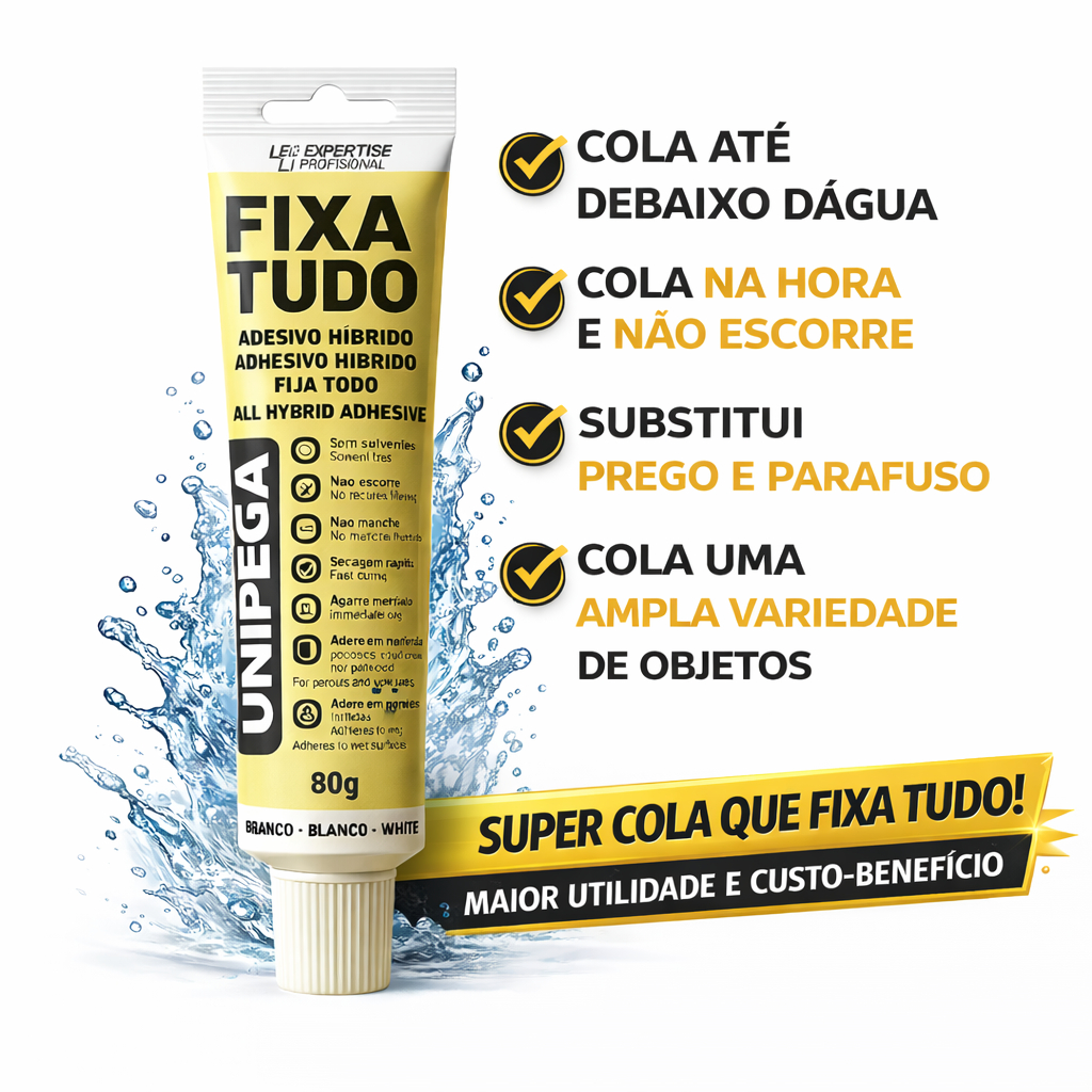 SUPER Cola Fixa Tudo 80 gramas  ORIGINAL Cola Até Debaixo D'água  -  COMPROU CHEGOU
