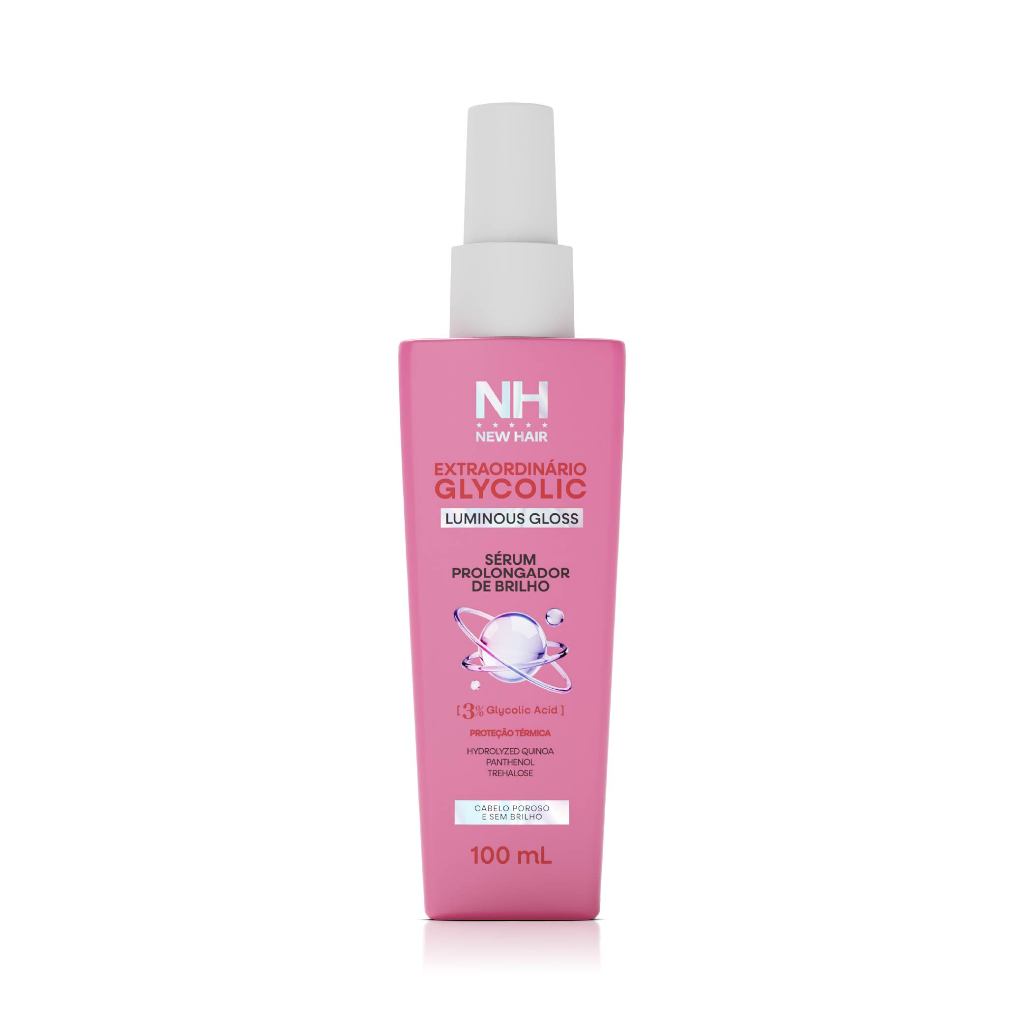 Imagem Sérum Capilar Óleo Extraordinário Glycolic 100ml New Hair | Para cabelo, Reconstrução e Proteção