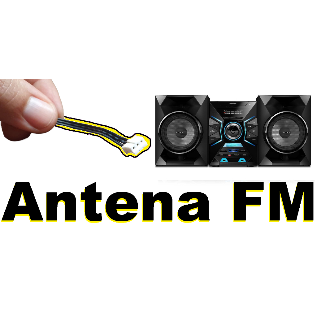Antena Am & Fm Para Mini System Sony Mhc Gpx33 (artesanal) (Usado)