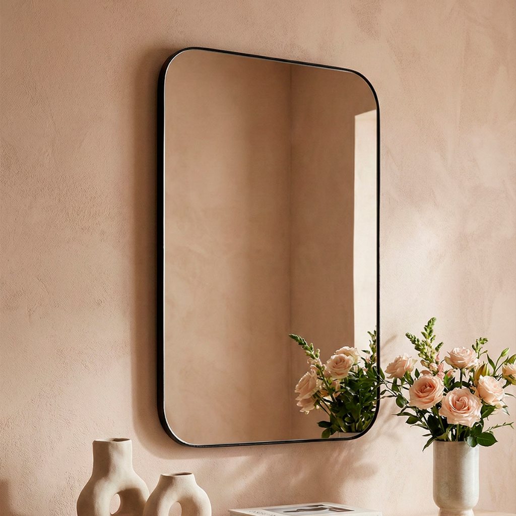 Espelho para Casa Moderna Modelo Retângular de Parede Resistente Grande Maquiagem Bancada 110x50cm em Oferta na Shopee