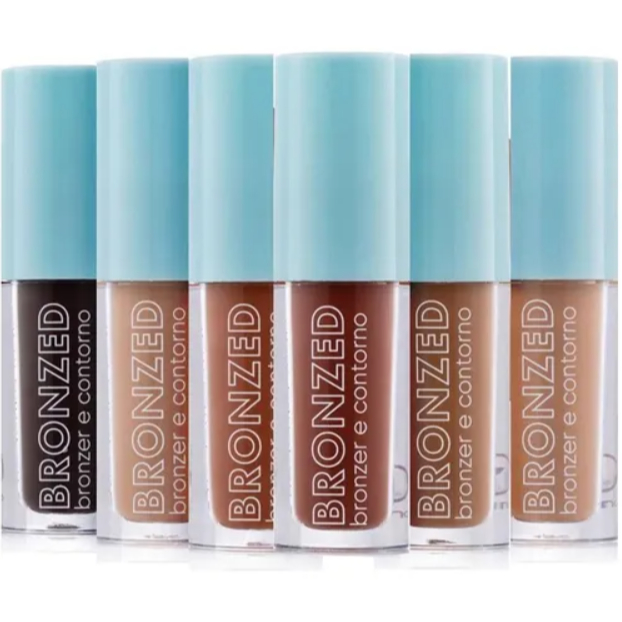 Frederika Bronzer e Contorno Liquido Facial Dois em Um - NÃO É KIT