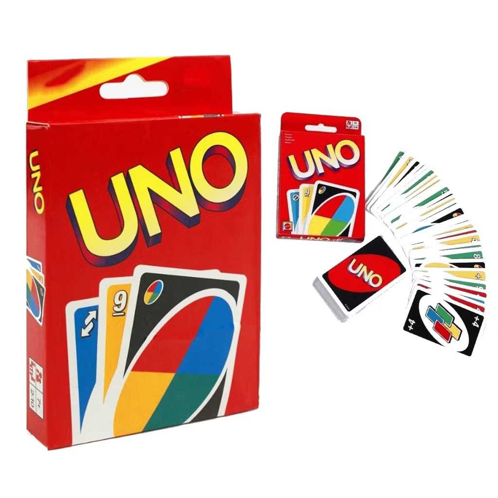 Kit Jogo de Cartas Uno com 108 Cartas Diversão Garantida