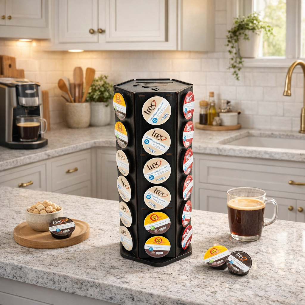 Suporte Organizador Cápsulas Café Três Corações Giratório em Oferta na Shopee