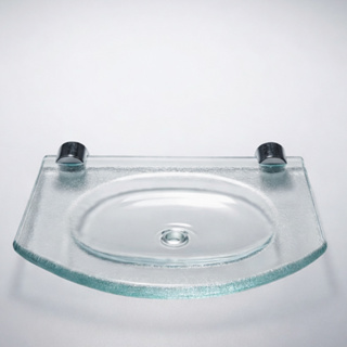 Porta Sabonete Redondo - Vidro Incolor - 11x15cm 8mm em Oferta na Shopee