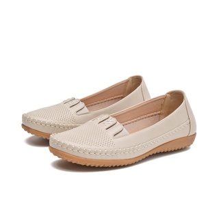 Mocassim Feminino Confortável e Respirável Sapato sem Cadarço para Dia a Dia em Oferta na Shopee