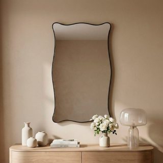 Espelho Grande Decorativo Orgânico Sala 44x64cm Mod Paris em Oferta na Shopee