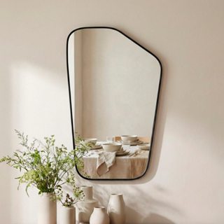 Espelho Orgânico De Parede Grande Moderno 44x64cm Mod. Texas em Oferta na Shopee