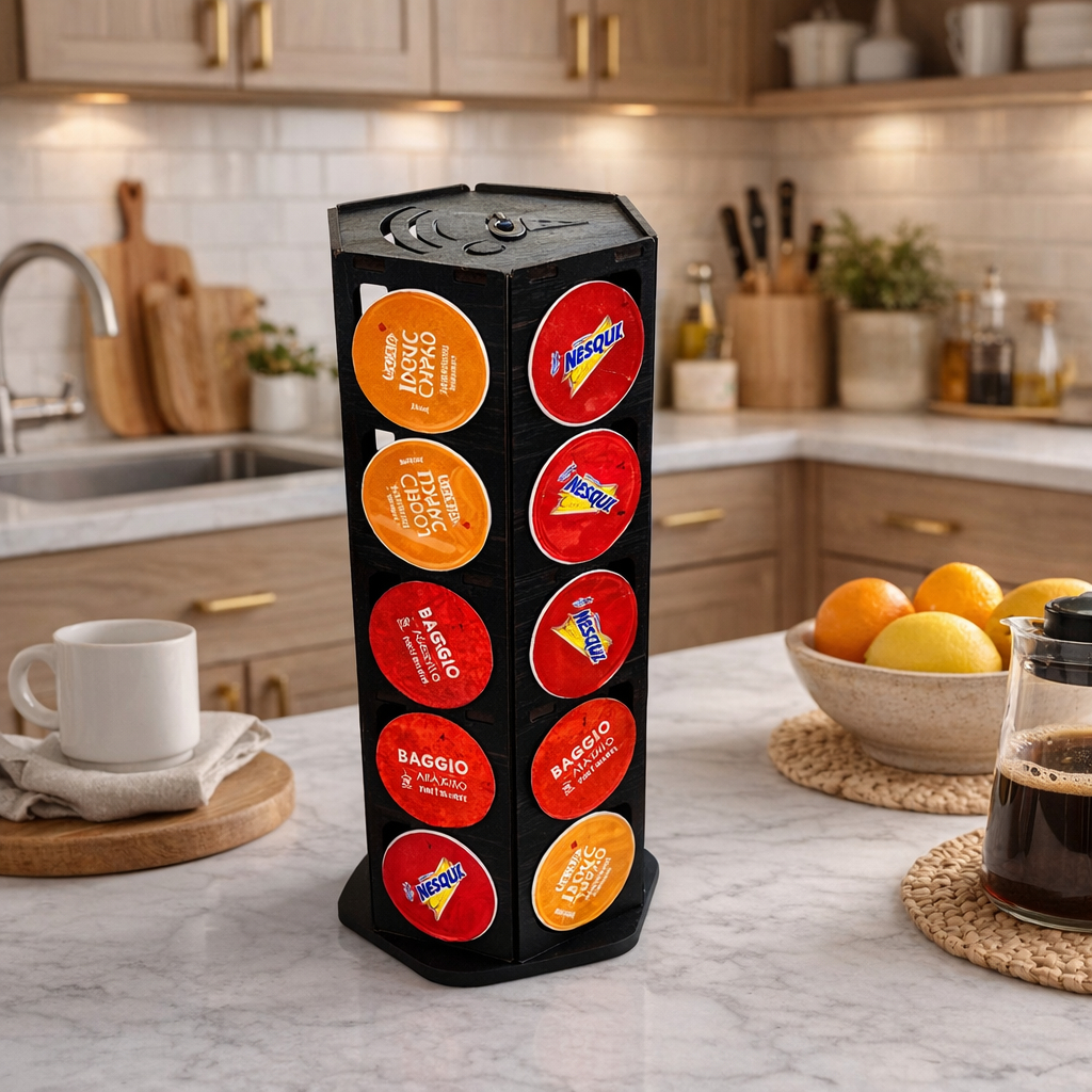 Suporte Organizador Cápsulas Café Dolce Gusto Giratório em Oferta na Shopee