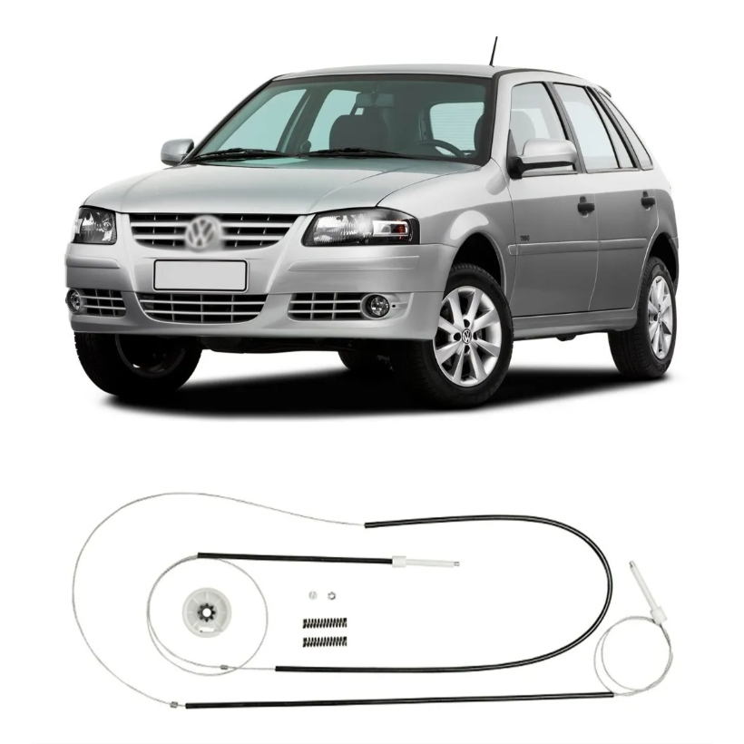 Kit Reparo Maquina De Vidro Eletrico Dianteiro Vw Gol G3 G4