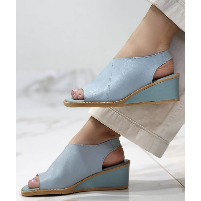 🌟🚀🌈SANDÁLIA ANABELA EM COURO FLOATER LEGÍTIMO - SALTO 5 CENTÍMETROS - PALMILHA ULTRACONFORTO - SUPER MODERNA E ELEGANTE em Oferta na Shopee