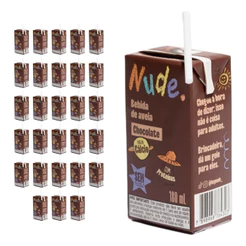 Nude Nudinho Leite de Aveia de Chocolate 180ml - Pack 27x