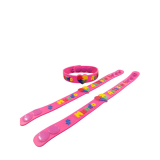 LANÇAMENTO: Pulseira Silicone Mundo Autista Rosa em Oferta na Shopee