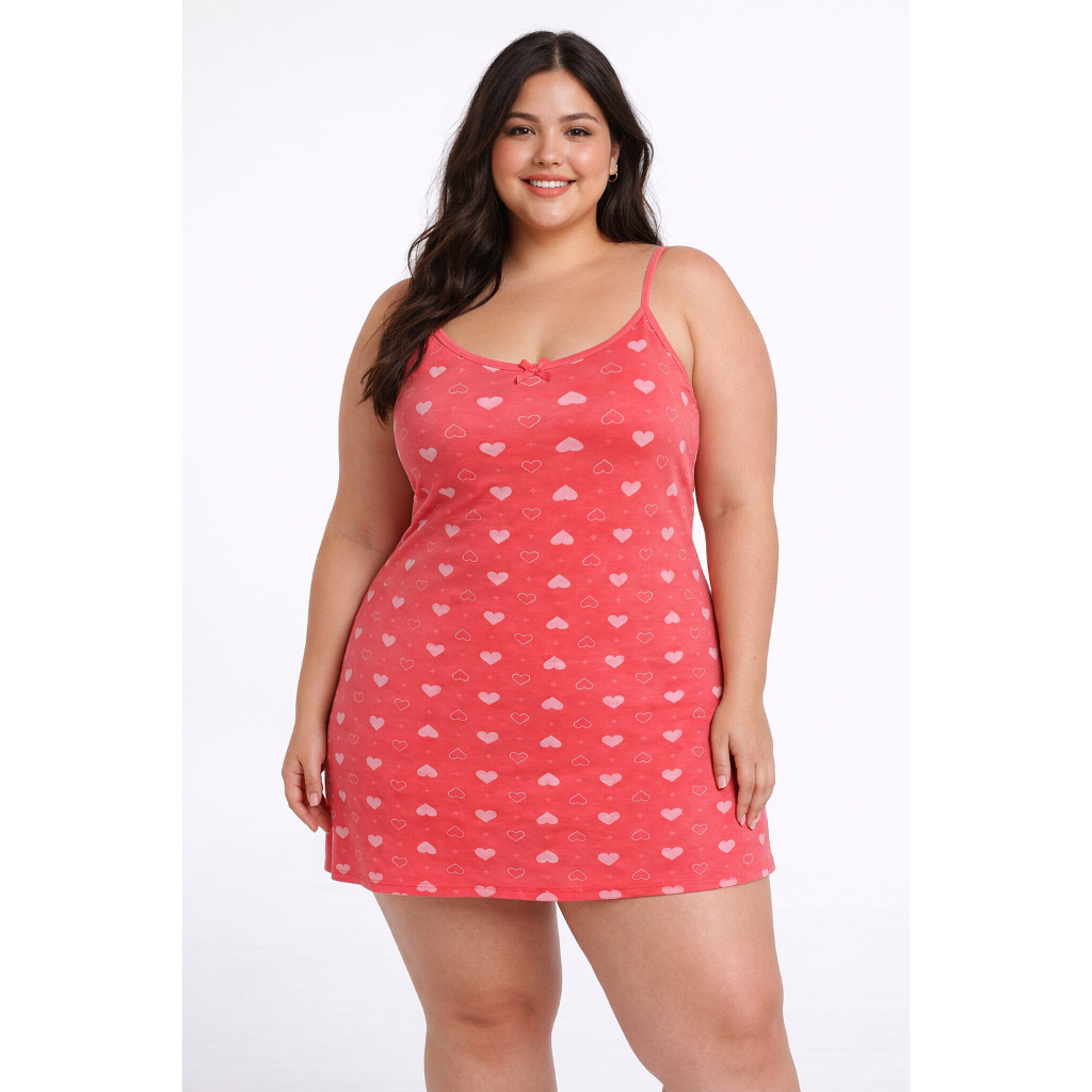 Camisola Plus Size com Alça Reguladora Traje para dormir  Pós Parto Gestante Estampado Tecido leve em Oferta na Shopee
