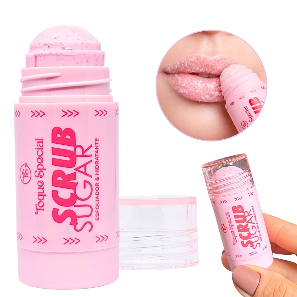 Esfoliante Labial Scrub Stick Bastão Esfoliação e Hidratação Suave p/ Boca