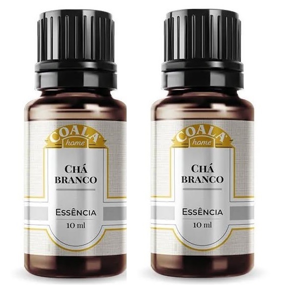 2 Unidades Essência Chá Branco Coala 10ml em Oferta na Shopee