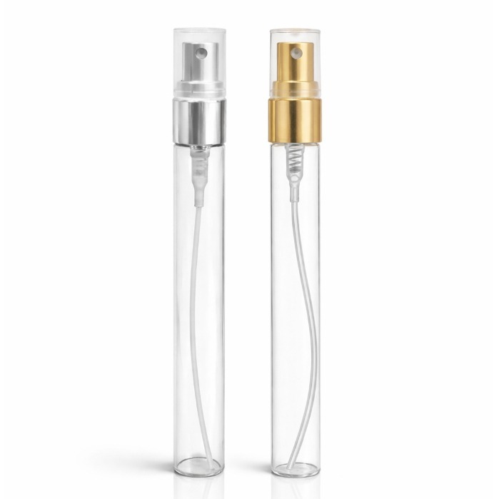 Atacado - 50 Provador Vidro 10ml Válvula Spray Cilíndrico Flaconete em Oferta na Shopee