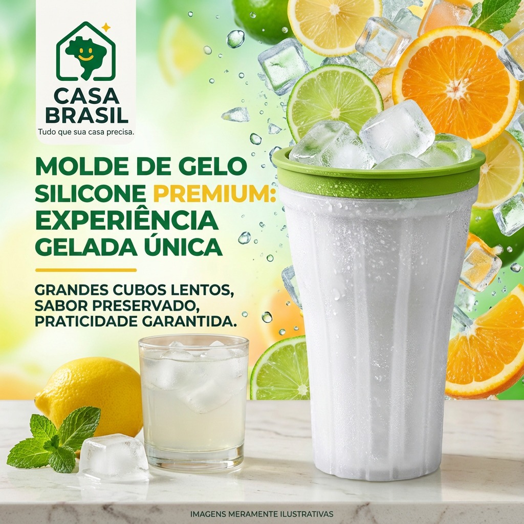 Copo Mágico Faz Raspadinha Smoothie Sorvete Instantâneo Silicone Squeeze Frozen + Canudo Colher