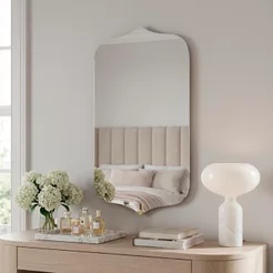Espelho Grande Decorativo Orgânico Pinterest 60x80 Mod. Bali Para Banheiro Sala Quarto
