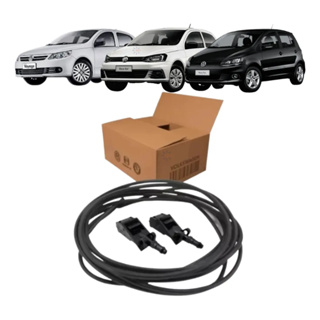 Mangueira D'água Para-brisa + Par Esguichos - Gol Fox Voyage em Oferta na Shopee