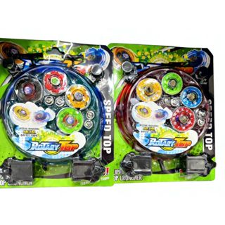 Gire o topo de velocidade de metal com arena e lançador para completar o giroscópio do conjunto de batalha infantil em Oferta na Shopee