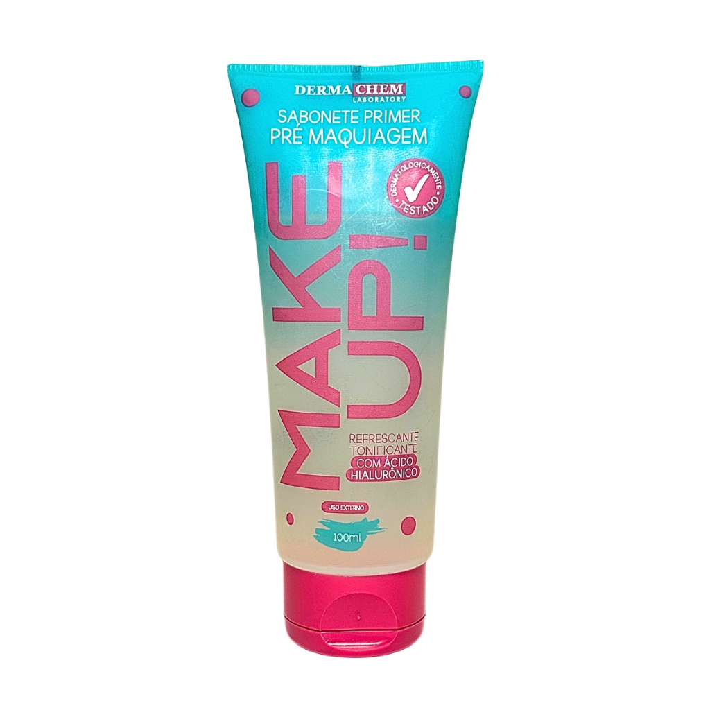 Sabonete Make Up Primer Com Acído Hialurõnico 100ml - Pré Make