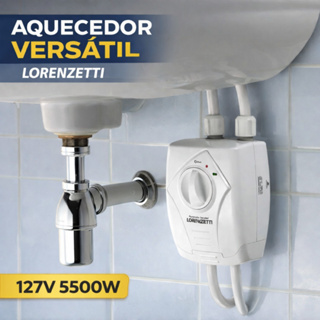 Aquecedor Versátil Lorenzetti 127V 5500W Água Quente Instantânea em Oferta na Shopee