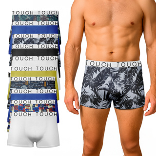 Kit  5, 10 e 20 Cuecas Boxer Adulto Microfibra Sortidas forro em algodão em Oferta na Shopee