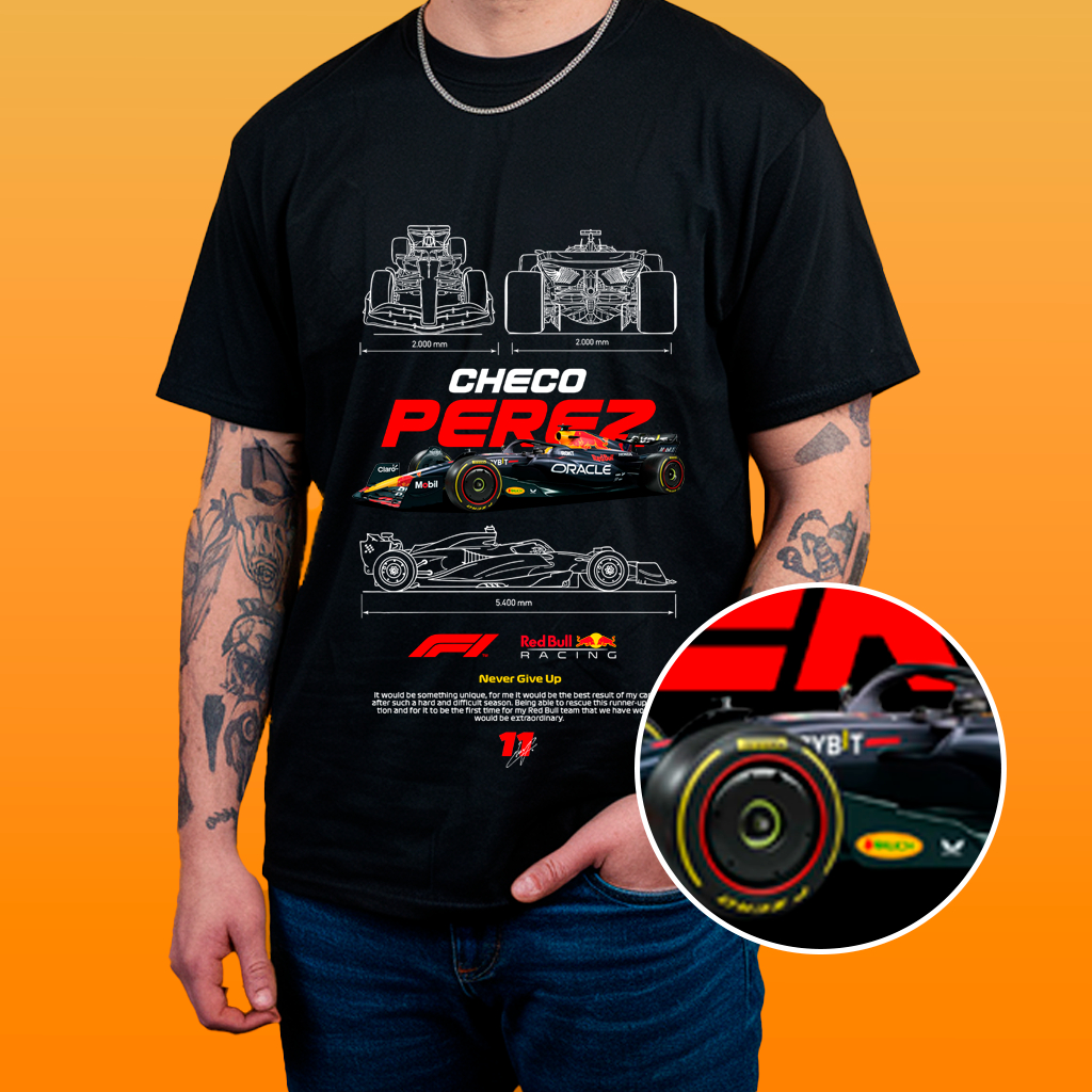 Camisa Estampa de Carro - RED BULL 5 Algodão 30.1