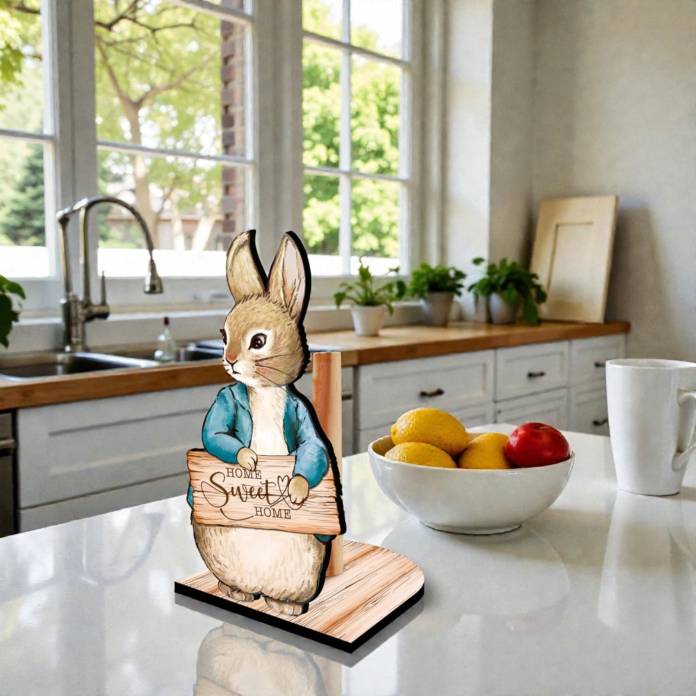 Porta-Rolo Páscoa - Home Sweet Home - 14 x 24,6 x 15,5 Cm em Oferta na Shopee