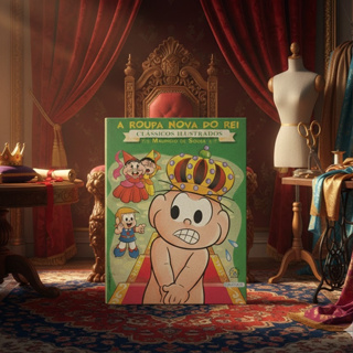 Turma da Mônica / Clássicos Ilustrados / A Roupa Nova do Rei em Oferta na Shopee