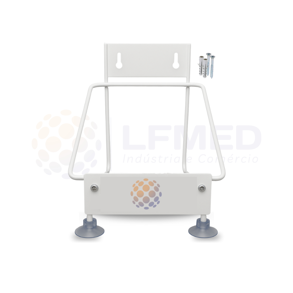 Suporte Para Coletor Perfurocortantes Caixa Coletora 1,5L Descarpack Hospitais Clínicas Laboratórios