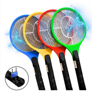 Raquete Elétrica Mata Mosquito Dengue Insetos Recarregável - (Cores Sortidas) em Oferta na Shopee