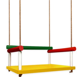 Balanço Infantil MADEIRA GRANDE + ADESIVO Capacidade 45Kg - Escolha a sua COR - ENVIO MAIS RÁPIDO em Oferta na Shopee