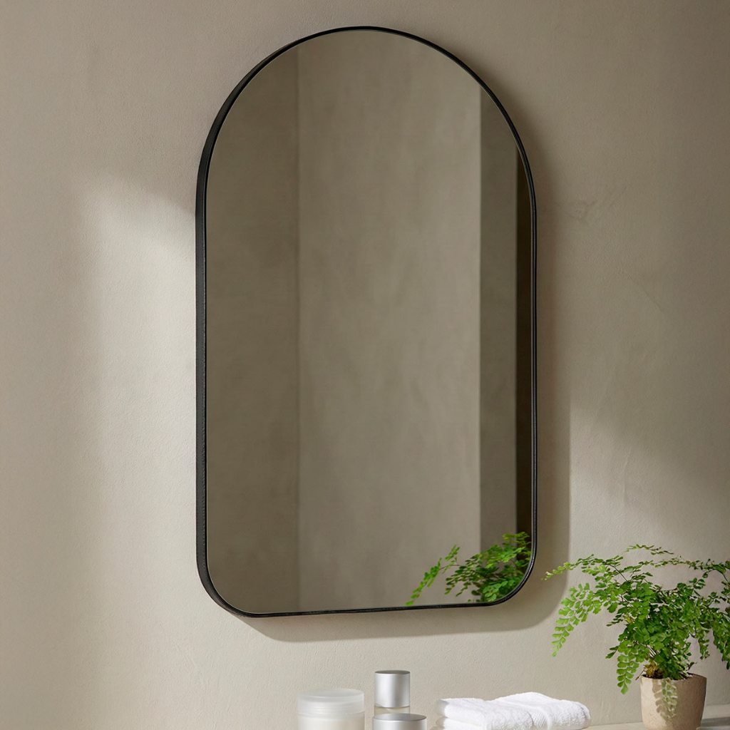 Espelho do Pinterest de Parede Orgânico Decorativo 44x64cm para Sala Banheiro - Mod. Capela em Oferta na Shopee