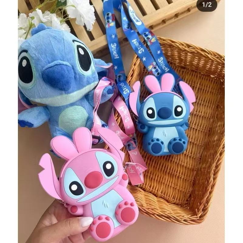 Disney Série Ponto Saco Das Crianças Bonito Dos Desenhos Animados De silicone crossbody Moeda Bolsa